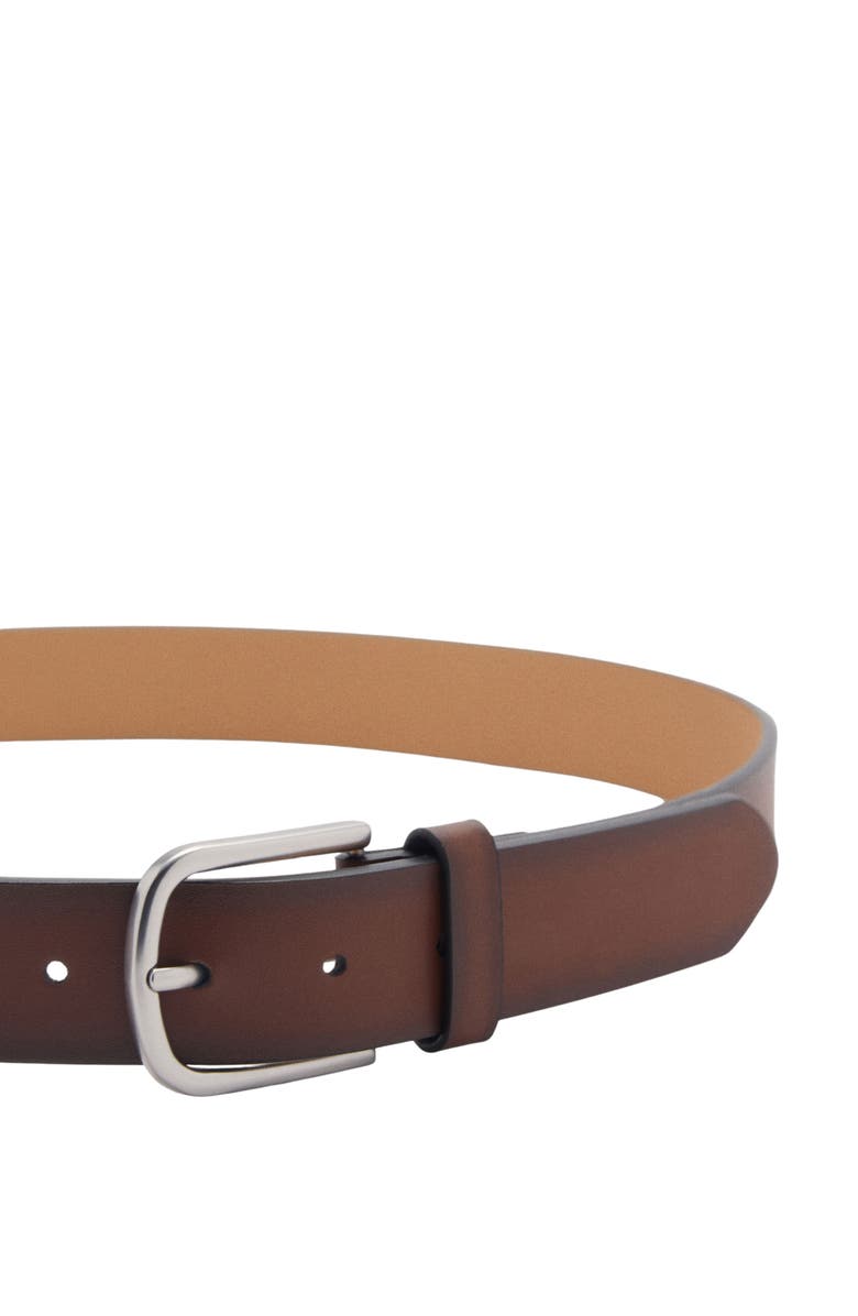 MANGO Leather Belt, Alternate, color, 