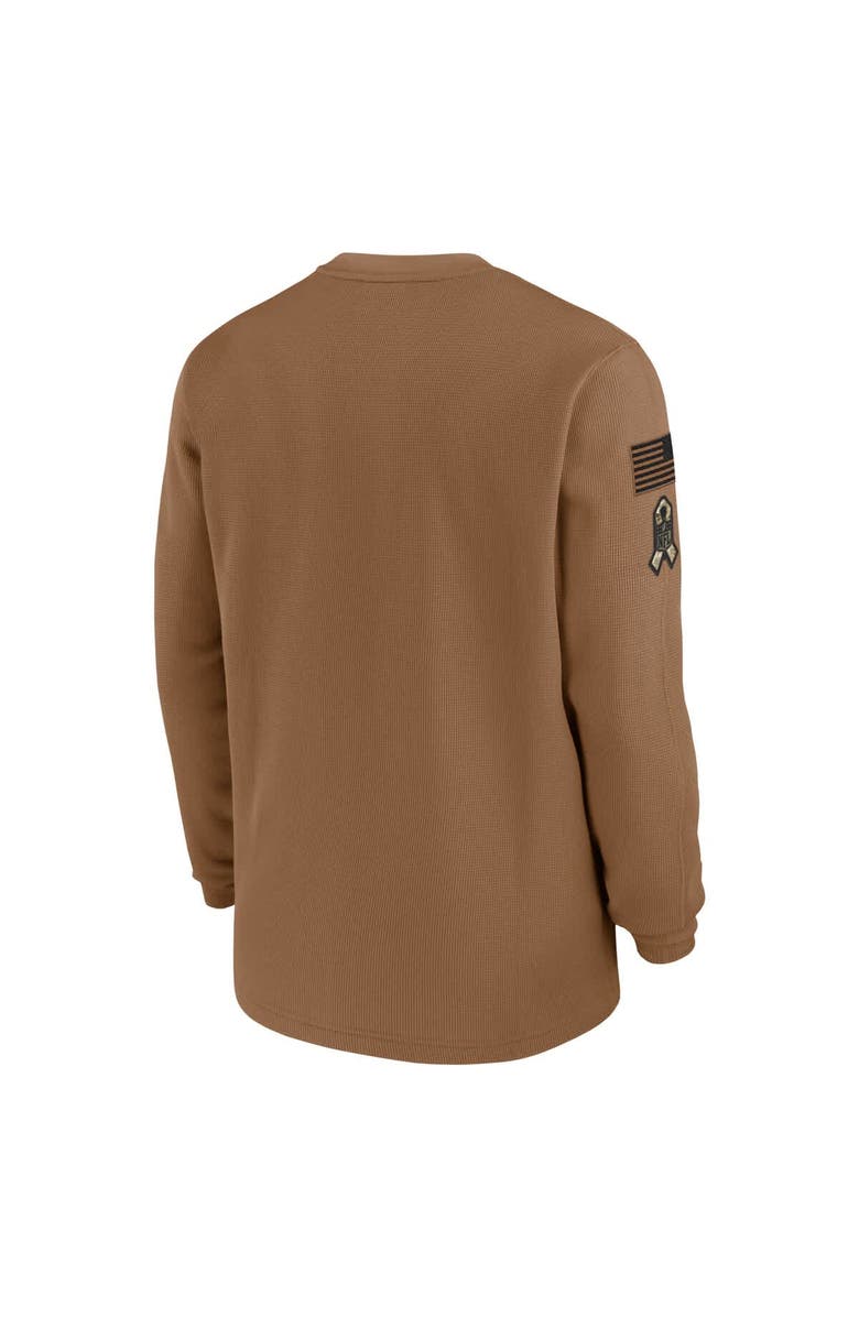 Nike Men's Nike Brown New York Giants Salute to Service Pullover Sweatshirt, Alternate, color, 