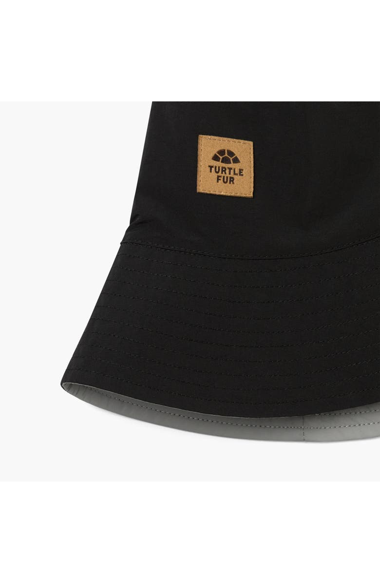 Turtle Fur Dune Reversible Bucket Hat, Alternate, color, Black