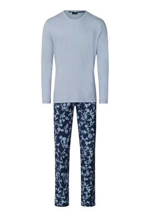 Night And Day Crew Neck Cotton Pajama Set