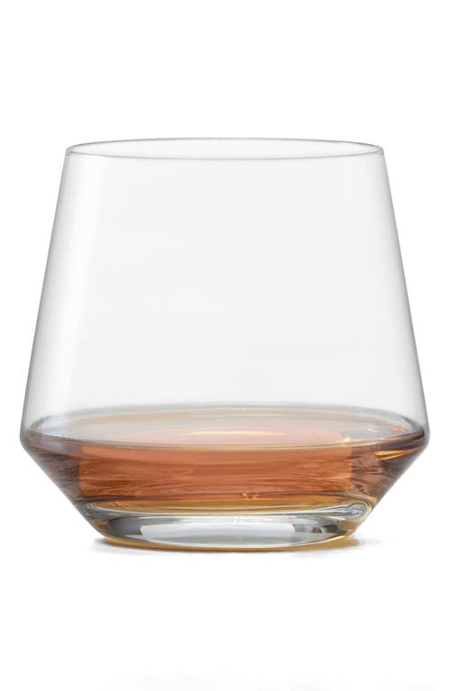 Schott Zwiesel Pure Rocks/juice Glasses, Set Of 6 In Clear