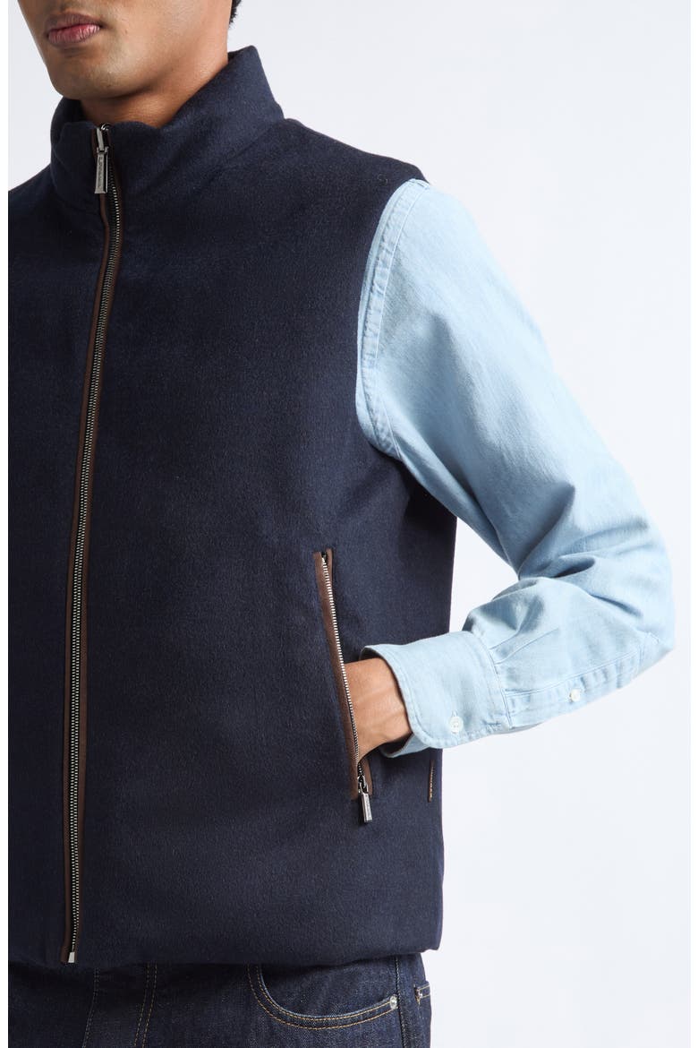 Falieri Wool Blend Vest, Alternate, color, BLUE GREY