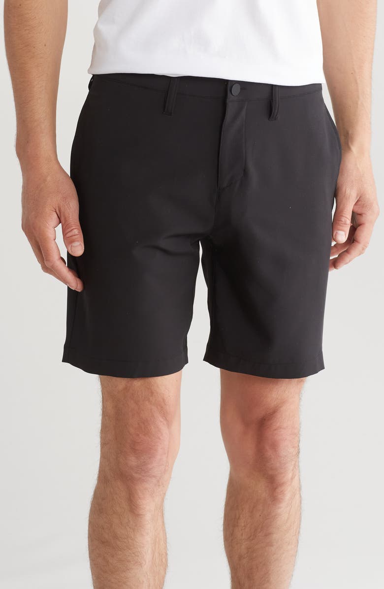 Z by Zella Hybrid 8" Golf Shorts, Main, color, 
