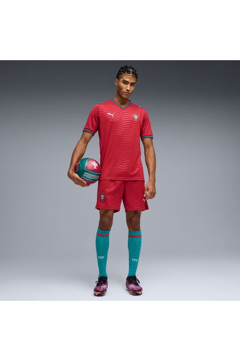 Men's Puma Red Portugal National Team 2026 Replica Shorts, Alternate, color, Red