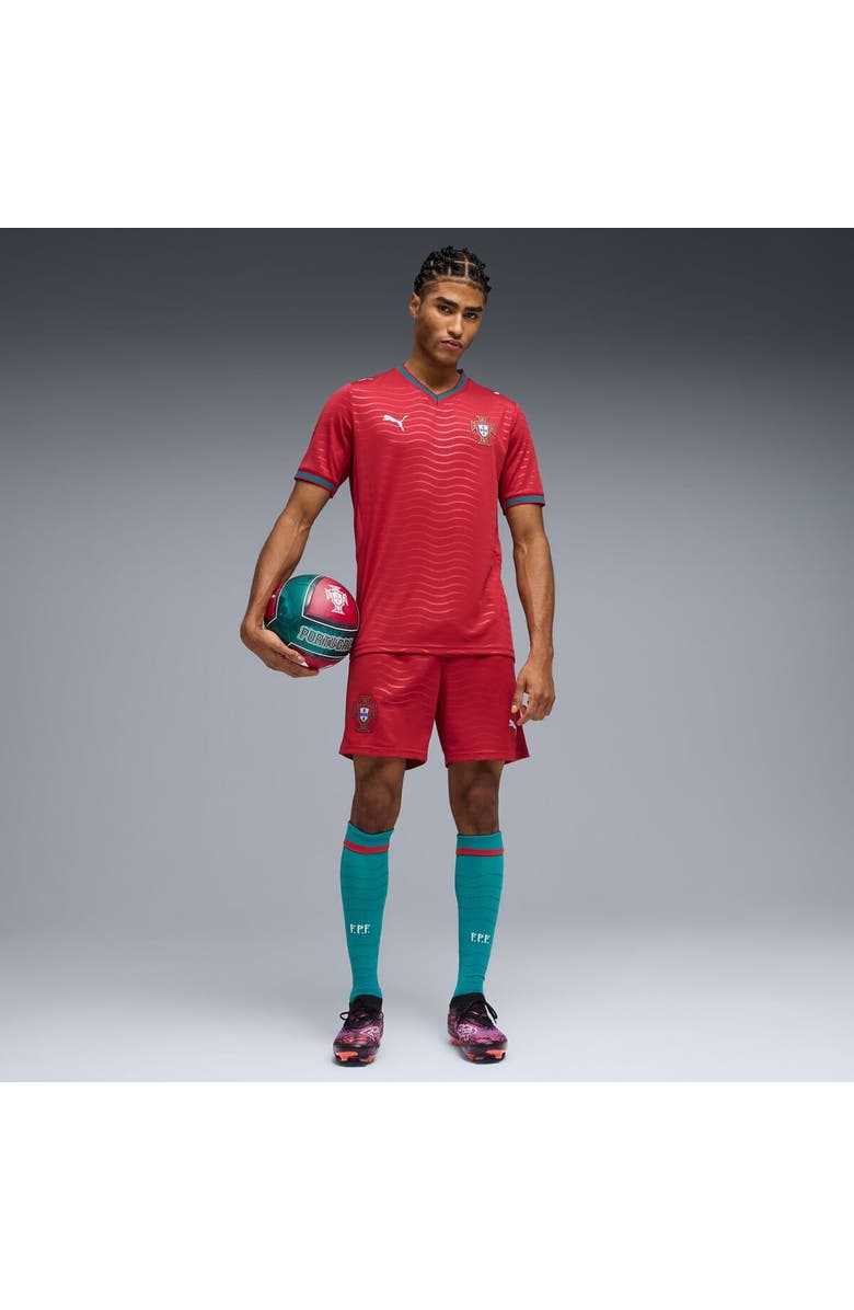 PUMA Men's Puma Red Portugal National Team 2026 Replica Shorts, Alternate, color, Red