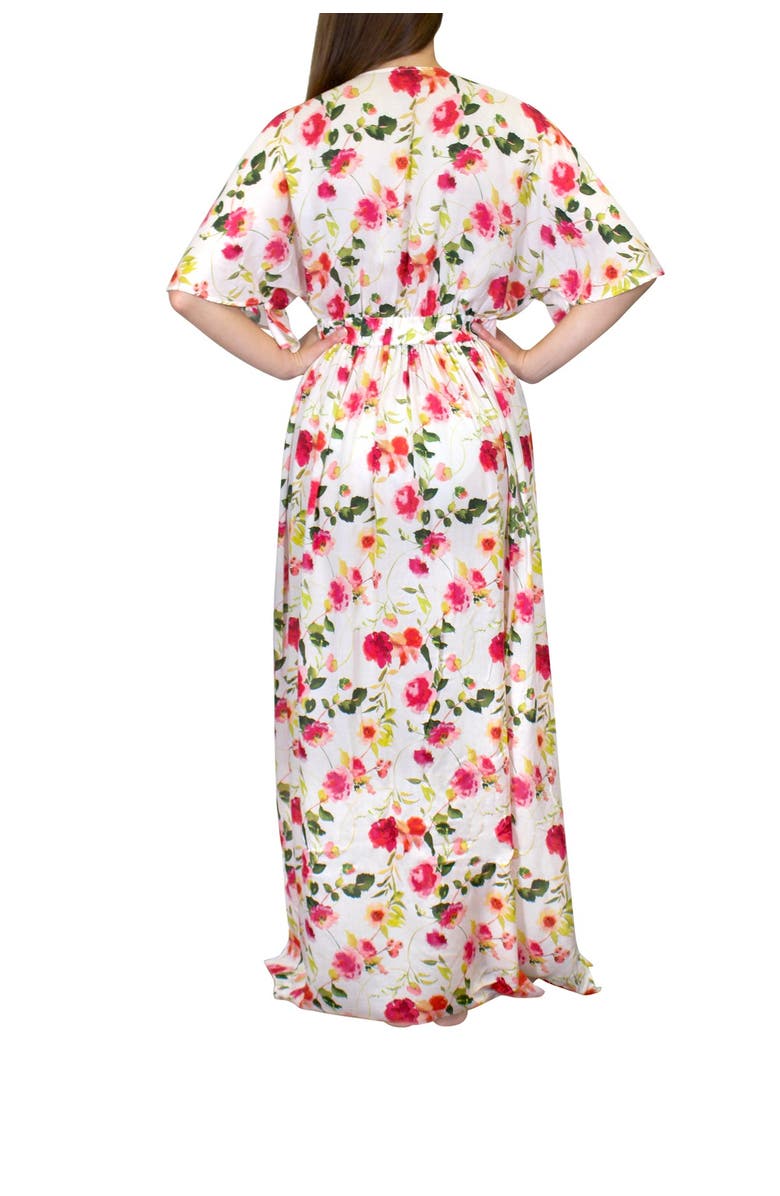 Nanette Lepore Lindsey Tie Front Maxi Dress, Alternate, color, 