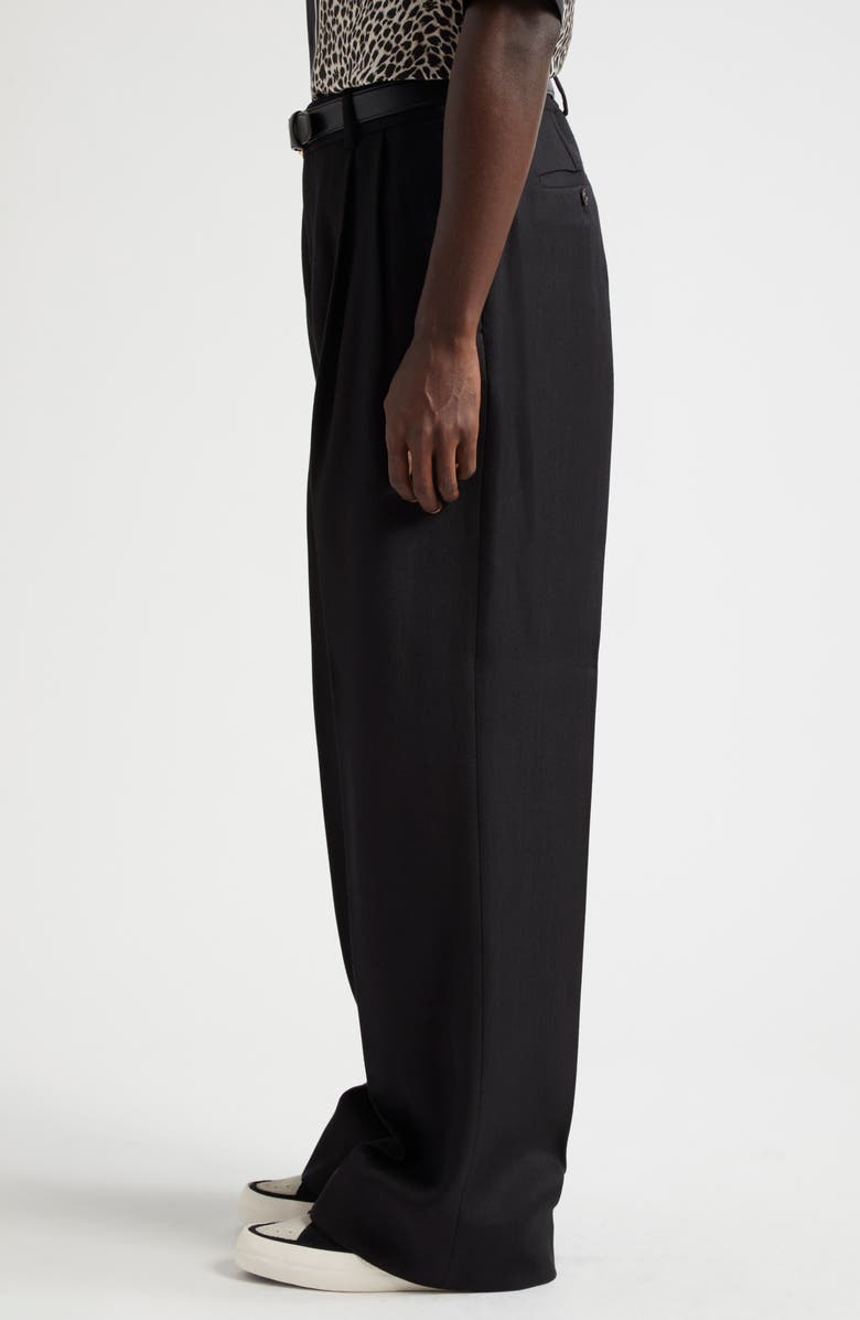 AMIRI Double Pleat Pants, Alternate, color, Black