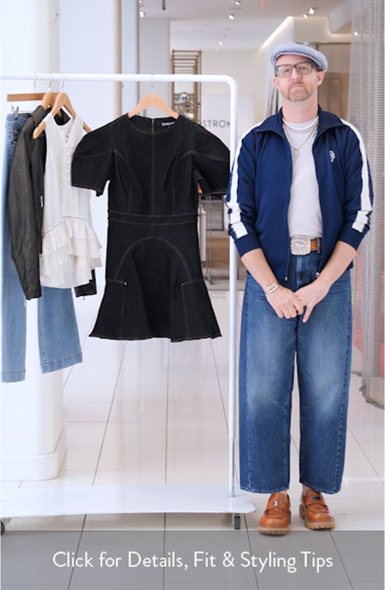 Aaliyah Denim Minidress, sales video thumbnail