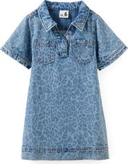 Cotton On Kids Kid's Denim Polo Dress