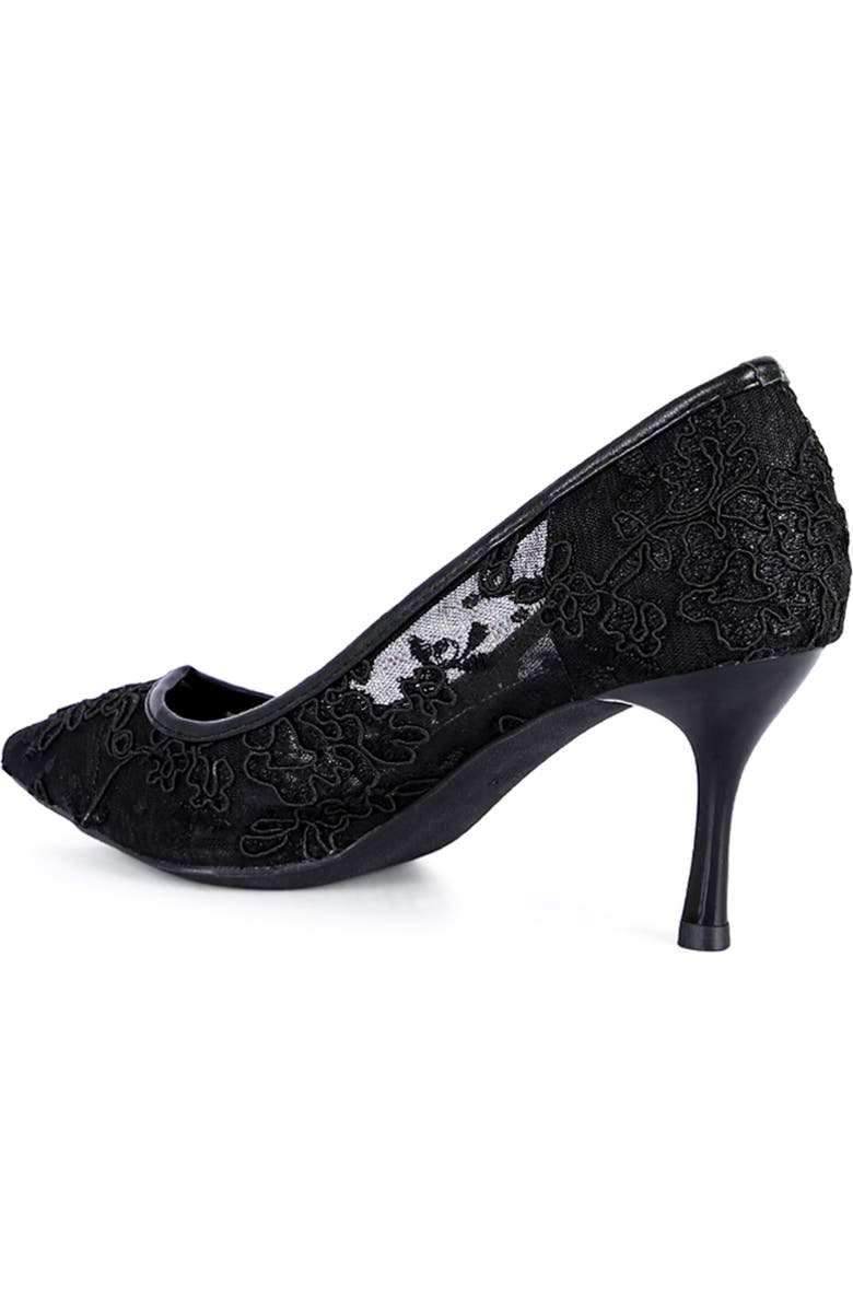 LONDON RAG Reunion Lace Pump, Alternate, color,