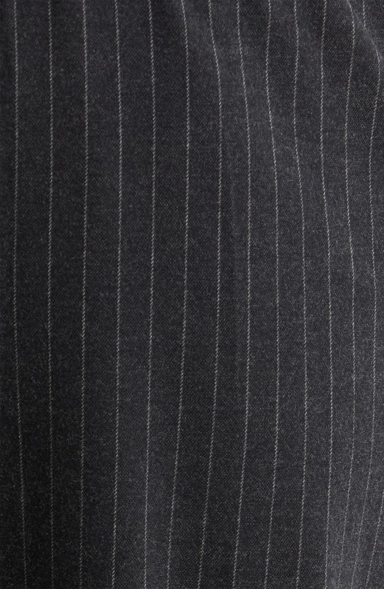 Universal Standard The Pinstripe High Waist Pants, Alternate, color, Graphite