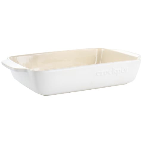 4 Quart Rectangular Stoneware Bake Pan