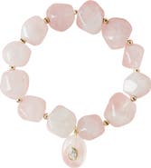 MacRae & Co. Single Love Beaded Stretch Bracelet