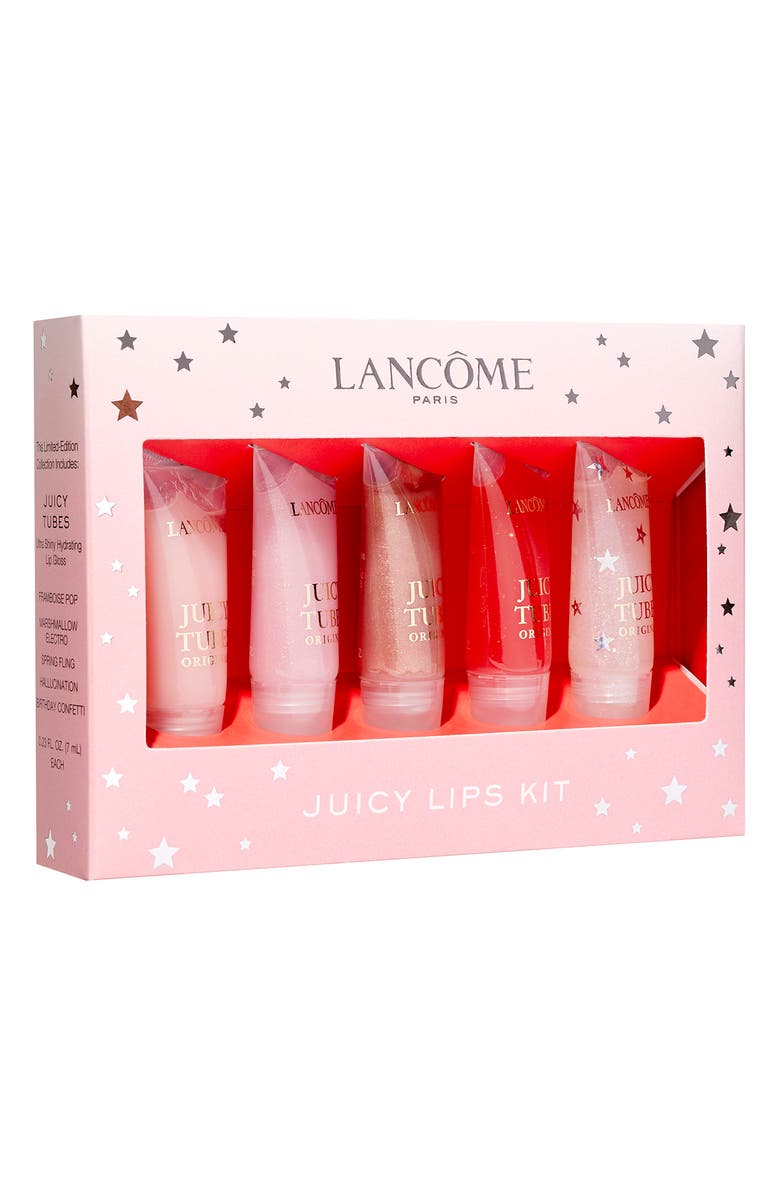 Lancôme Travel Size Juicy Tubes Lip Gloss Set USD $46 Value, Alternate, color,