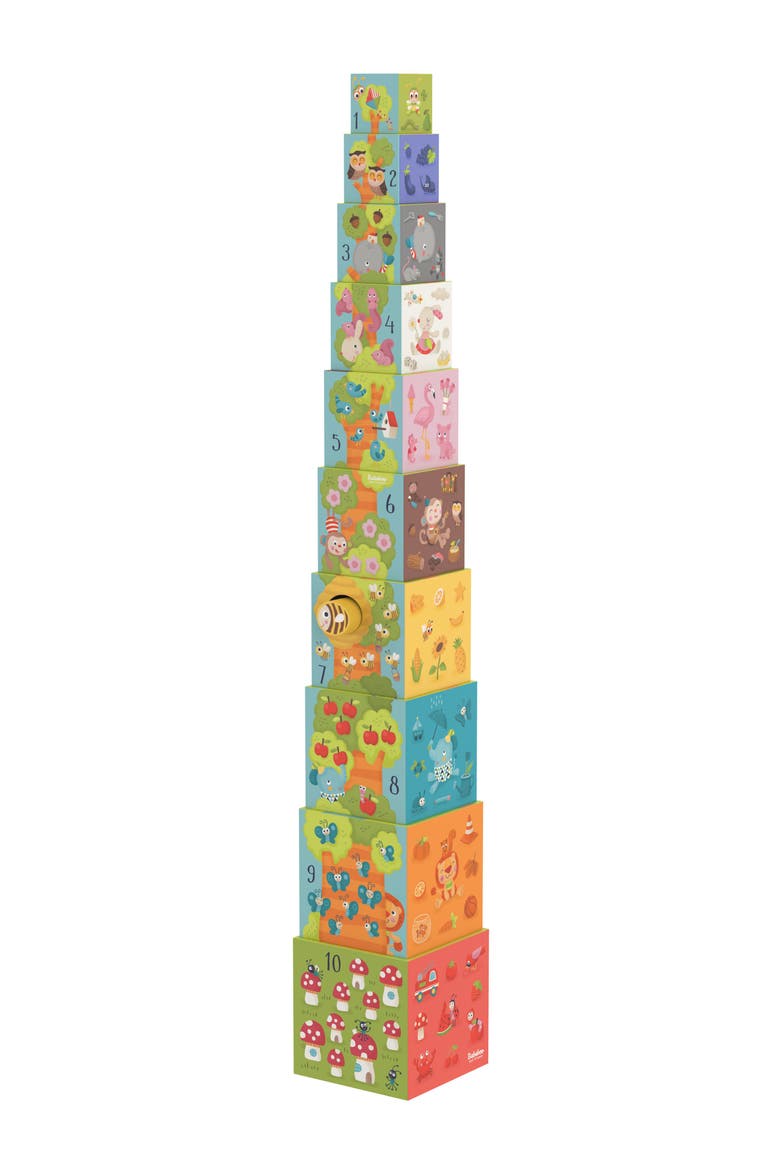 Adventure Stacking Tower, Alternate, color, Multi