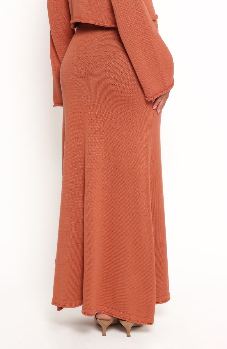 Petal & Pup Rooney Knit Maxi Skirt, Alternate, color, Cinnamon