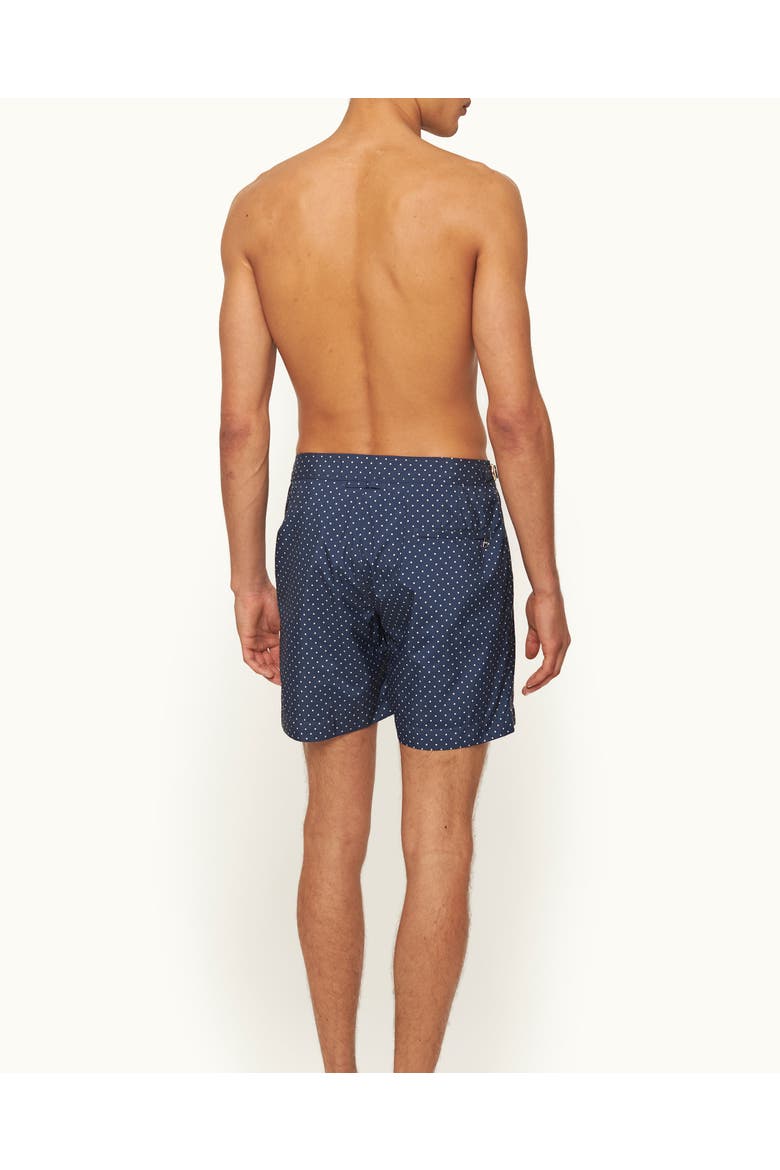 Bulldog Tailored-Fit Swim Shorts, Alternate, color, NIGHT IRIS