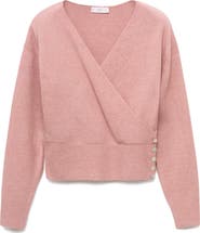 MANGO TEEN Wrap Cardigan