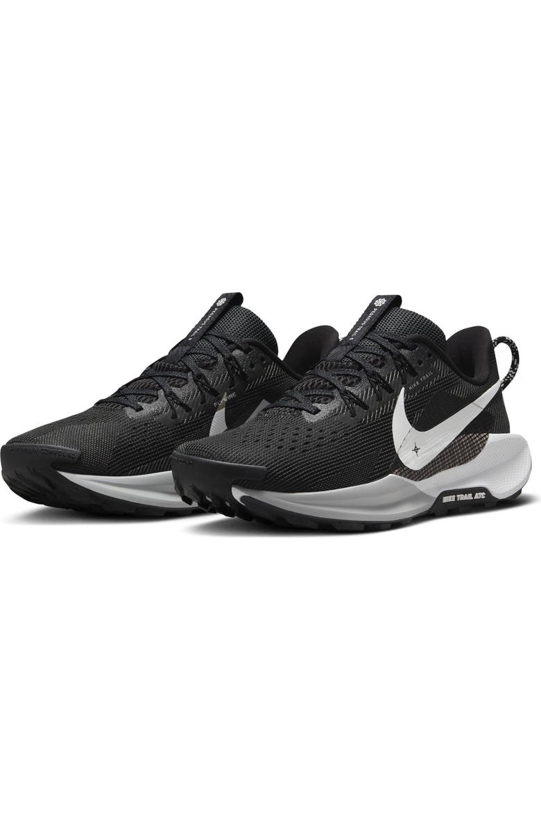 Nike ReactX Pegasus 5 Trail Running Shoe, Main, color, Black/ Anthracite/ Grey/ White