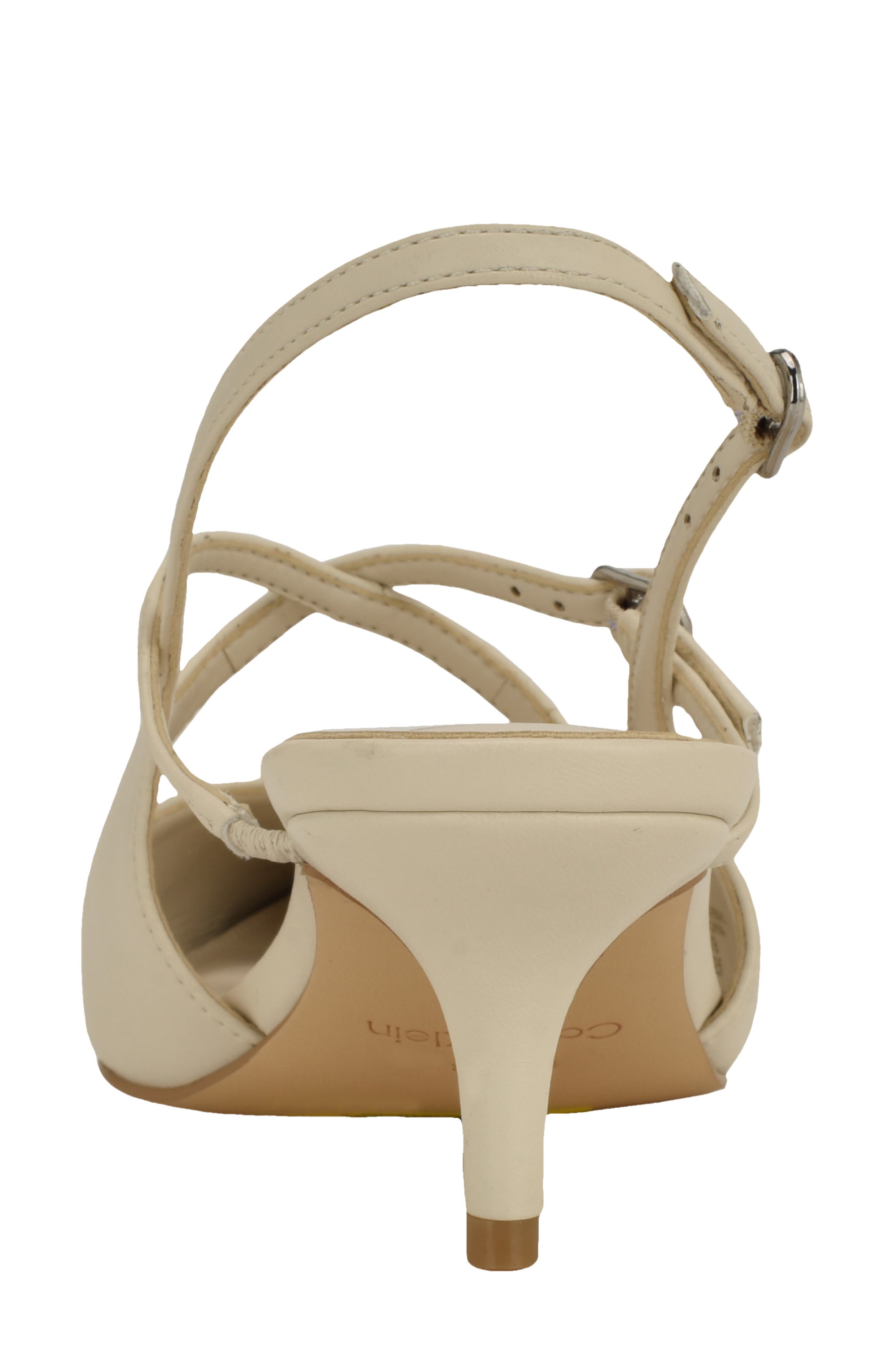 Calvin Klein Vierra 2 Slingback Pump, Alternate, color, Ivory