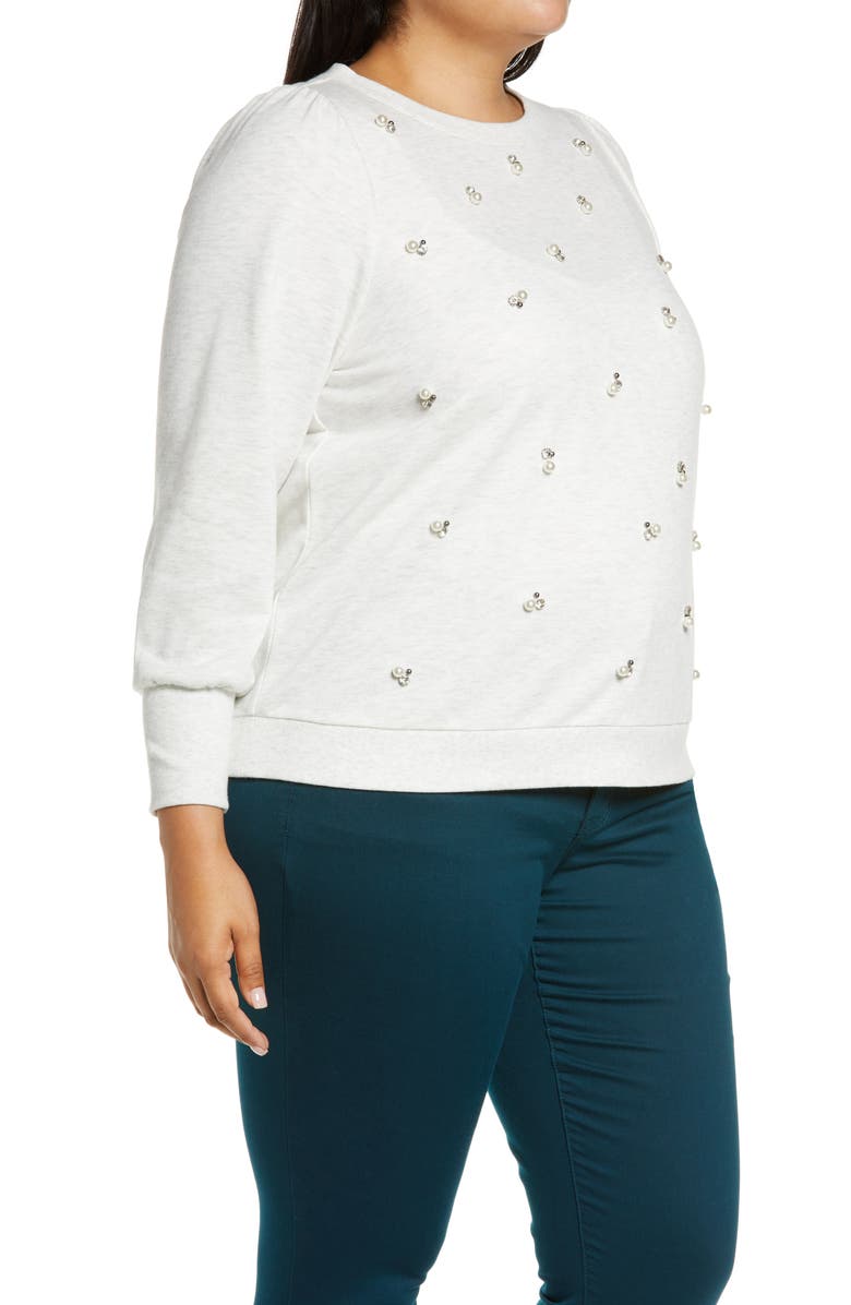 Wit & Wisdom Embellished Sweatshirt, Alternate, color,