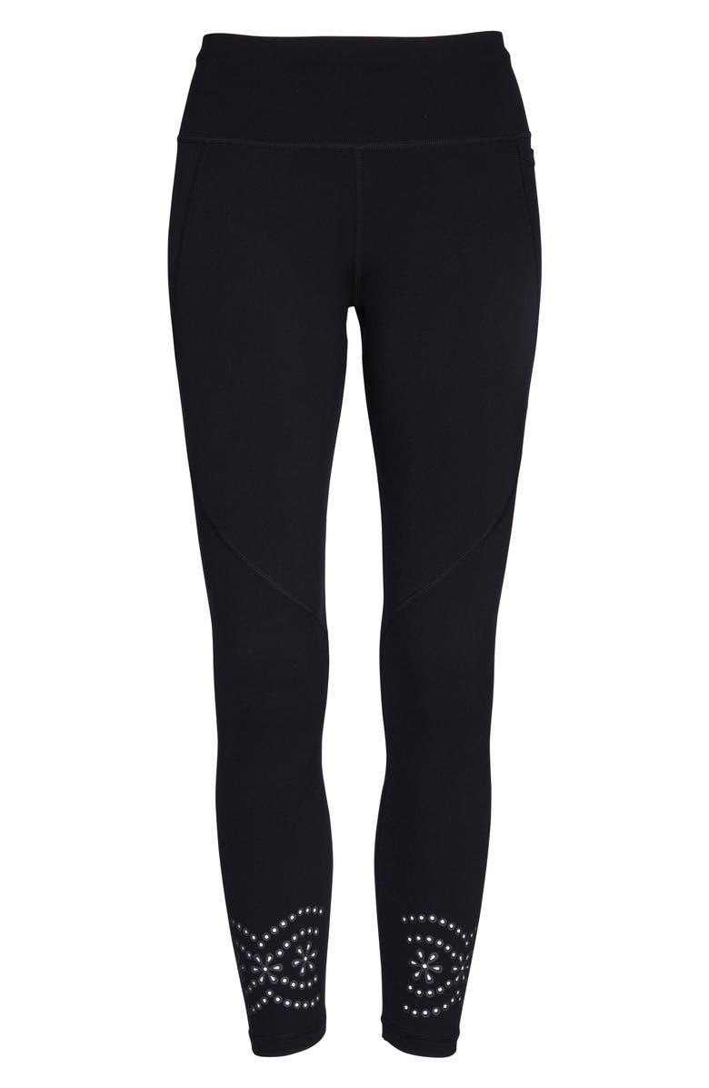 Sweaty Betty Power Laser Cut Ankle Leggings, Alternate, color,