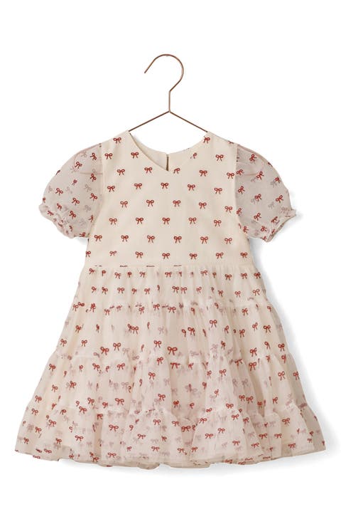 Kids' Dottie Tiered Tulle Midi Dress