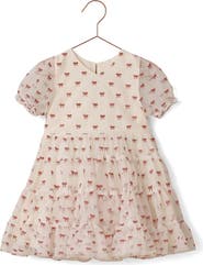 NORALEE Kids' Dottie Tiered Tulle Midi Dress