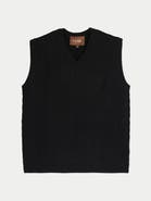 Gobi Cashmere Cashmere Cable-knit V-neck Vest