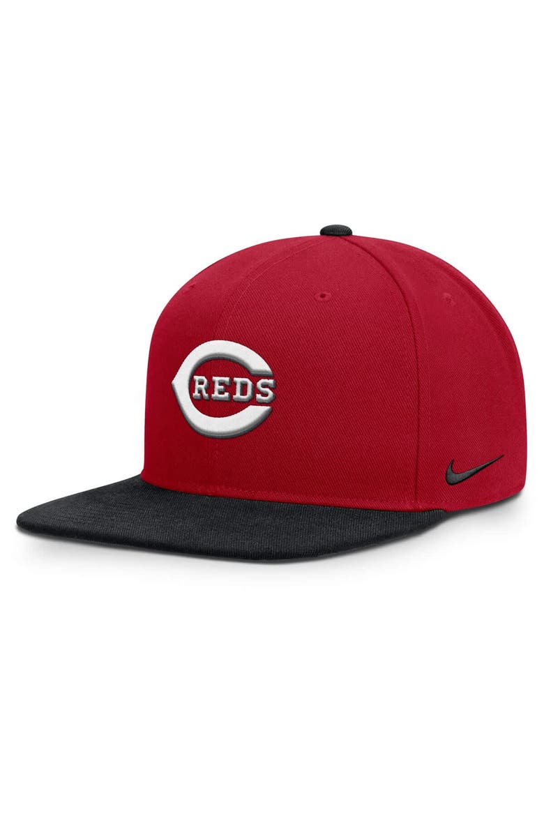 Men's Nike  Red/Black Cincinnati Reds Primetime Pro Dri-FIT Snapback Hat, Main, color, Red