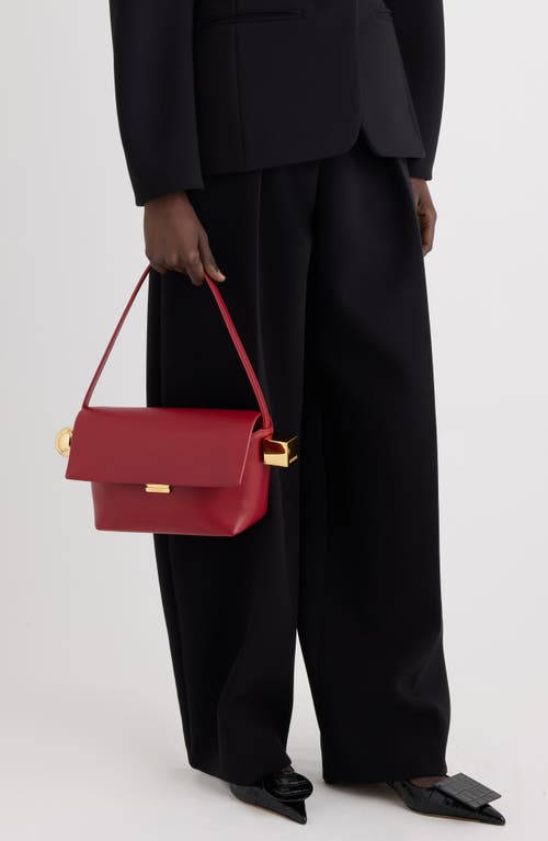 Jacquemus Le Rond Carré Leather Shoulder Bag