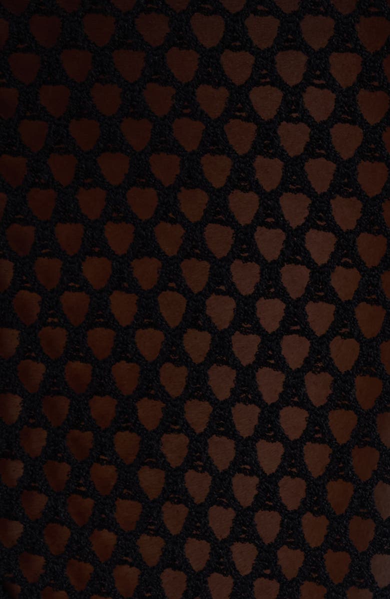 Givenchy Kickback Mesh Maxi Skirt, Alternate, color, Black