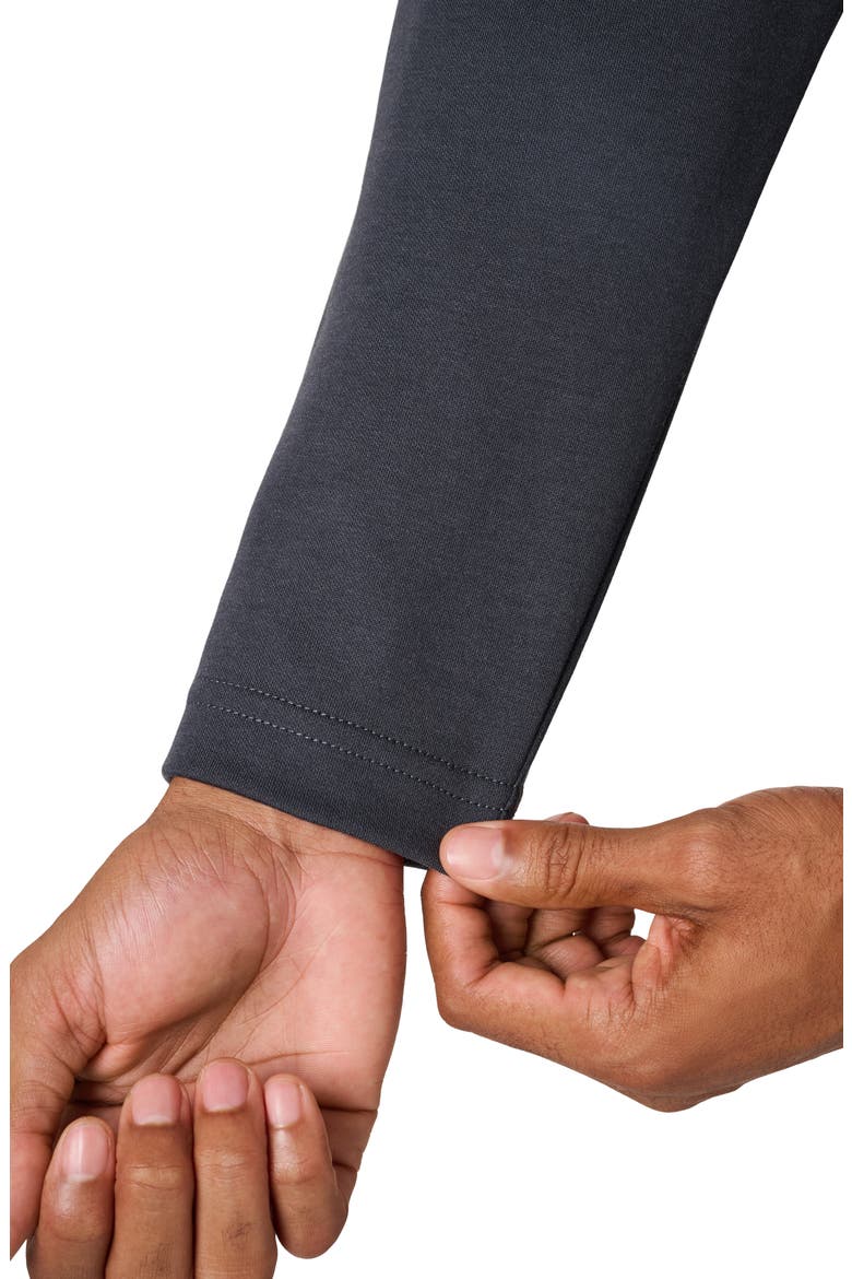 Better Than Ever Quarter Zip Pullover, Alternate, color, EBONY