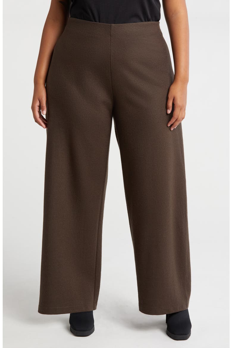 Wool Wide Leg Pants, Main, color, WREN