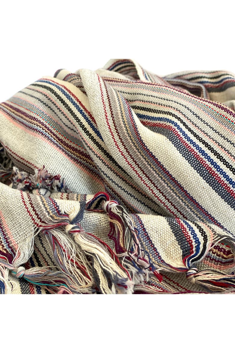 Casablanca Sustainable Turkish Towel / Blanket, Alternate, color, Gray