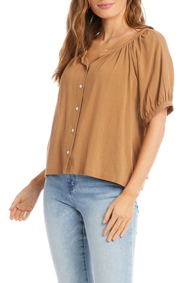 Karen Kane Peasant Top, Alternate, color, 