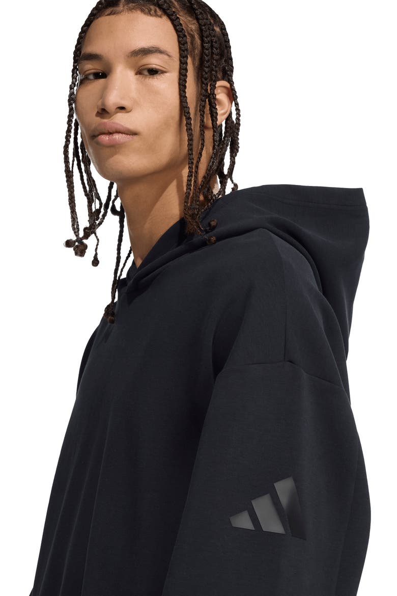 Performance Graphic Hoodie, Alternate, color, BLACK