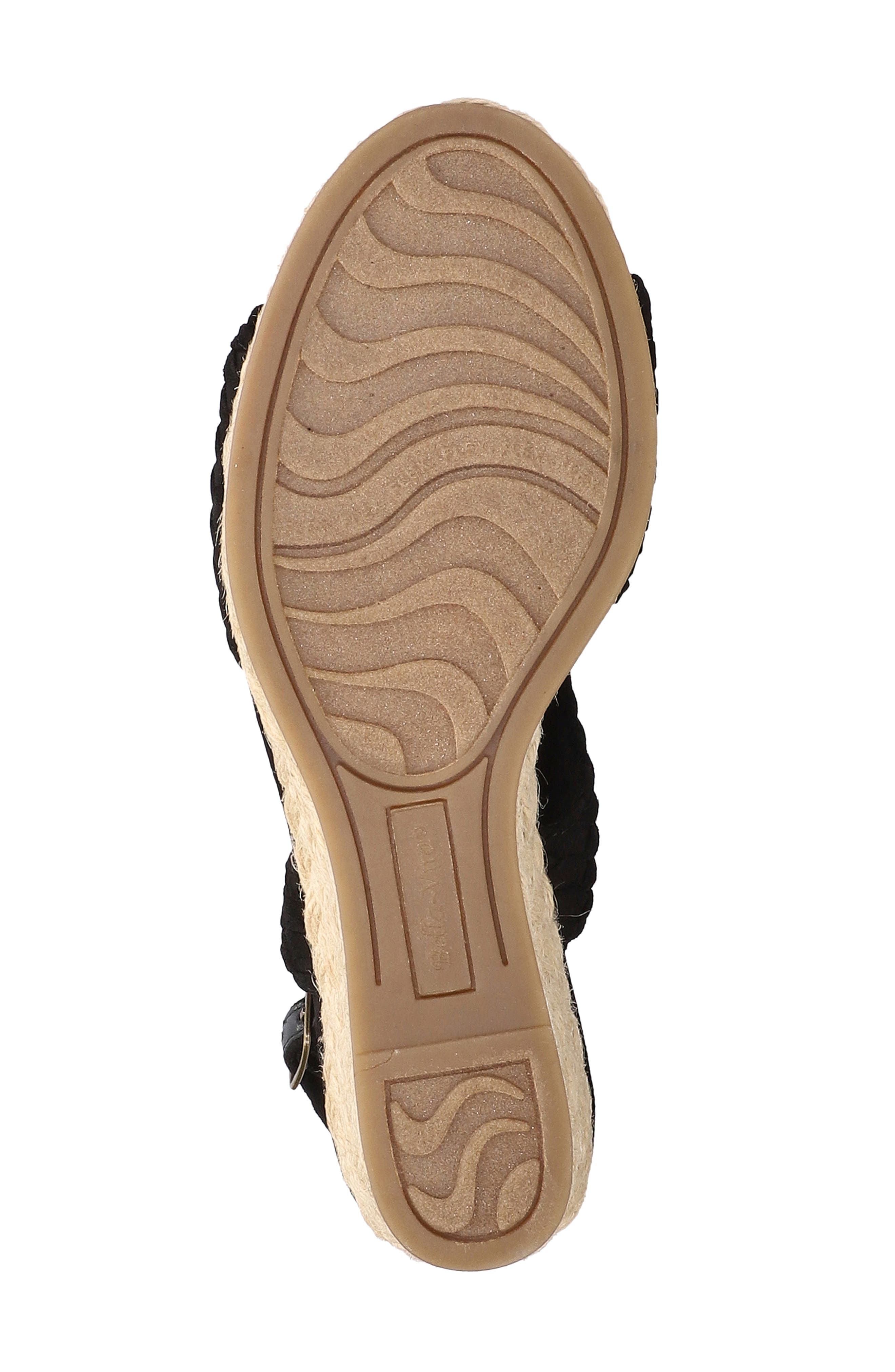 Bella Vita Mariella Slingback Wedge Sandal, Alternate, color, Black Suede