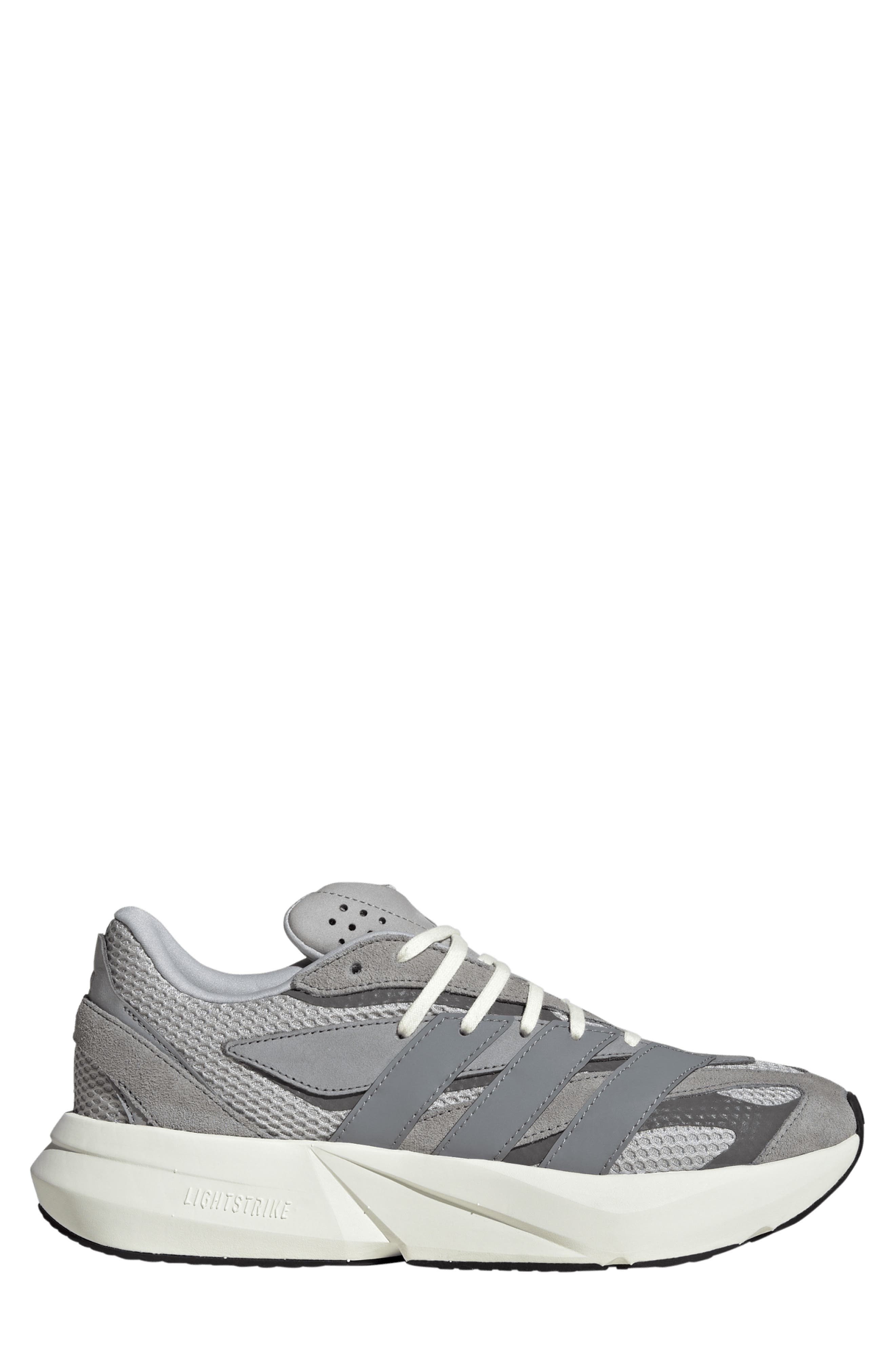 adidas Lightblaze Sneaker, Alternate, color, Grey / Grey / Iron Met