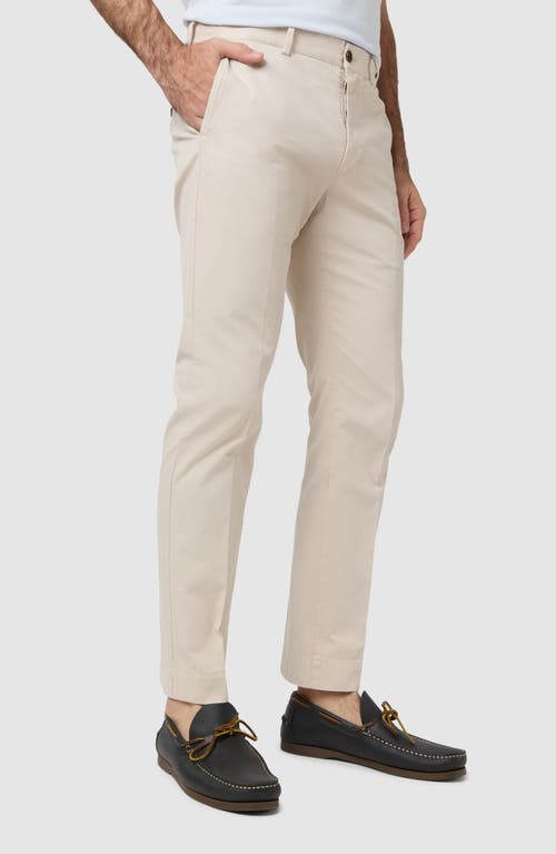 Sid Mashburn Garment Dye Slim Straight Leg Field Pants In Stone Ap Twill