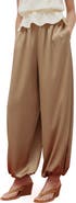 Reformation Aven Satin Balloon Pants