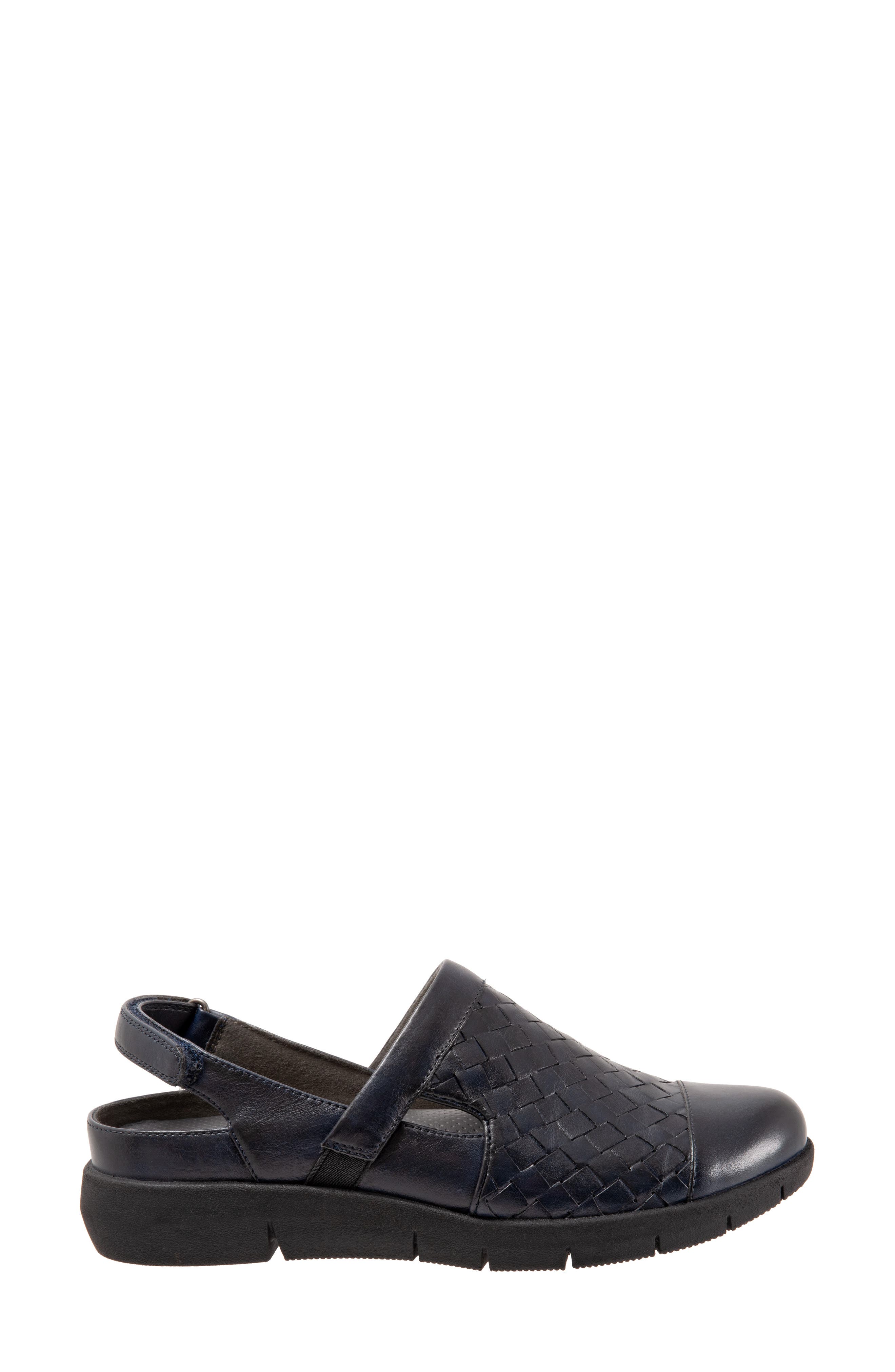 Salina II Woven Clog, Alternate, color, NAVY