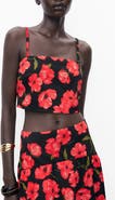 MANGO Ama Floral Crop Camisole