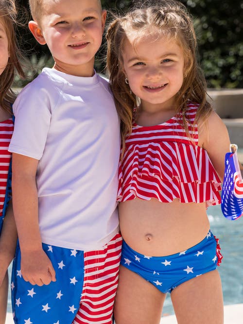 Shop Rufflebutts Girls Flounce Bikini