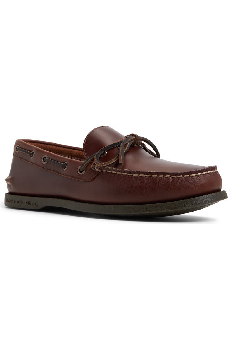 Sperry Authentic Original<sup>™</sup> 1-Eye Boat Shoe, Main, color, Medium Brown