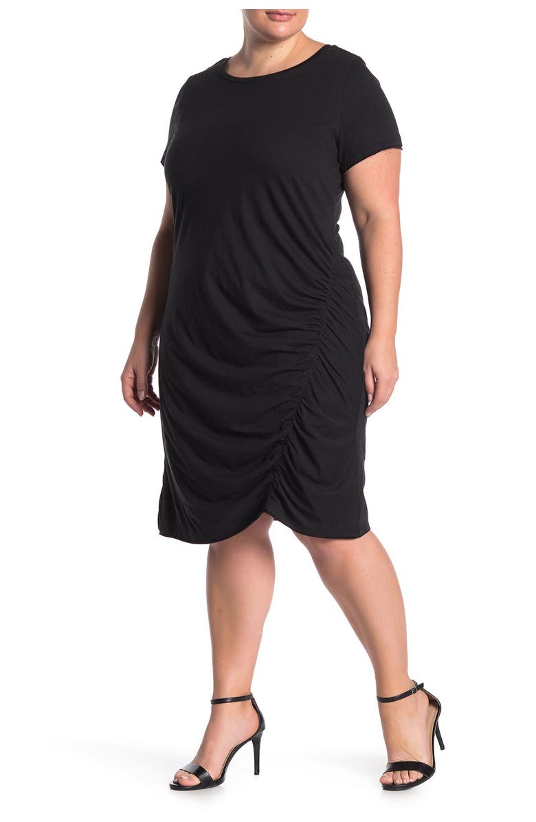 Susina<sup>®</sup> Ruched T-Shirt Dress, Main, color,
