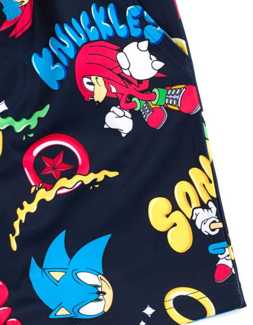 Sega T-shirt & Mesh Shorts Set In Blue
