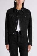 Bottega Veneta Intrecciato Collar Denim Jacket