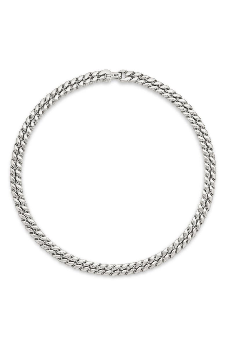 David Yurman Men's Curb Chain Necklace in Sterling Silver, 11.5mm, Alternate, color, Silver