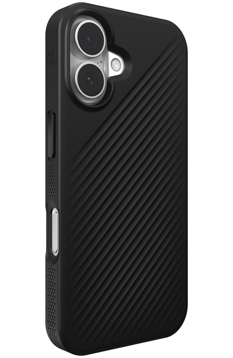 ZAGG Luxe Snap MagSafe Case for Apple iPhone 16, Alternate, color, Black